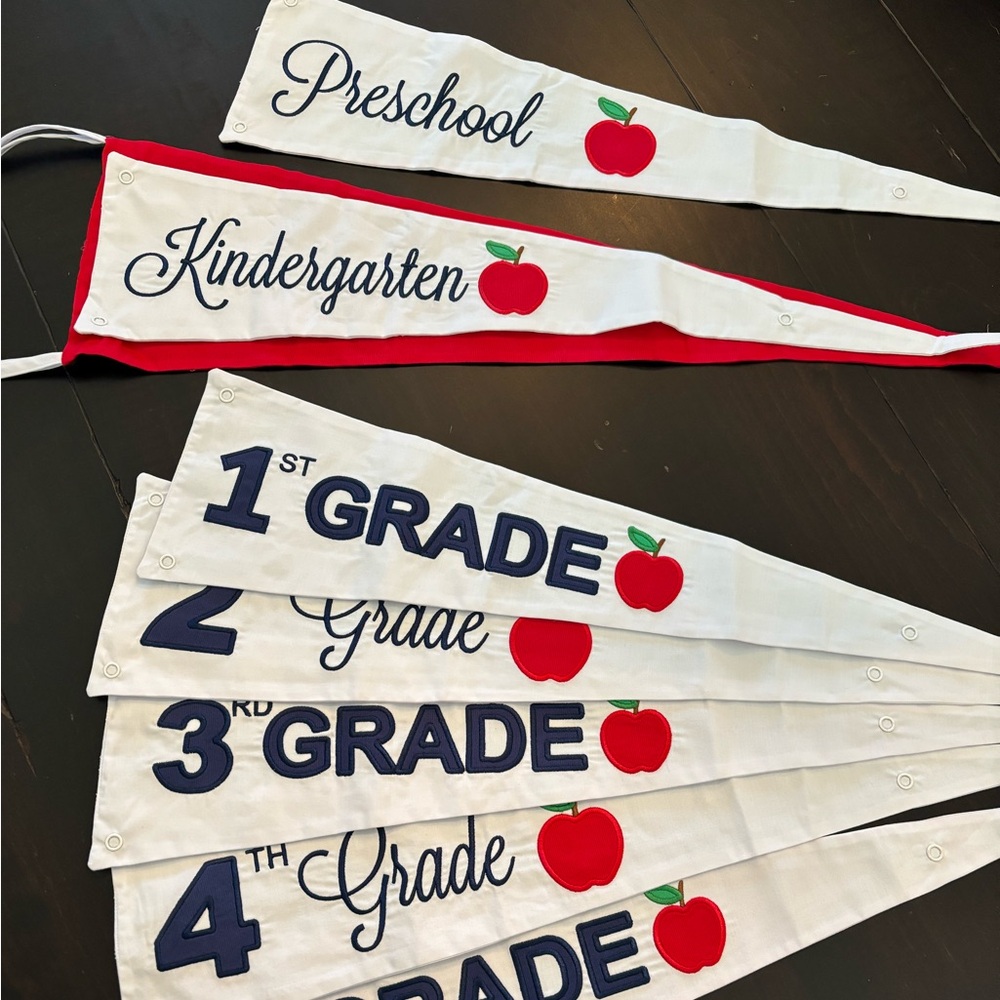 Back to School Pennant Set PreK - 5th Grade